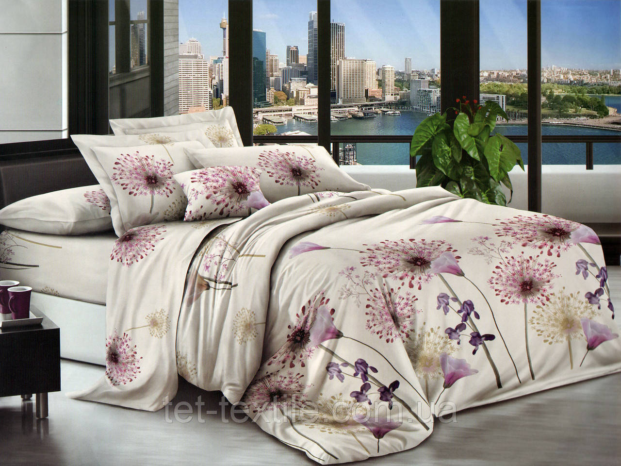 Комплект постільної білизни ТЕТ Преміум, євро розмір