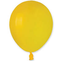 Кулька повітряна 25 см пастель КНР, колір жовтий