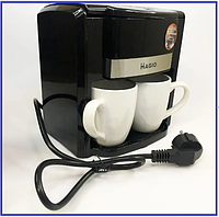 Кофеварка капельная MAGIO RK-793, Кофеварка электрическая, кофеварка для дома,Кофеварка на две чашки hop