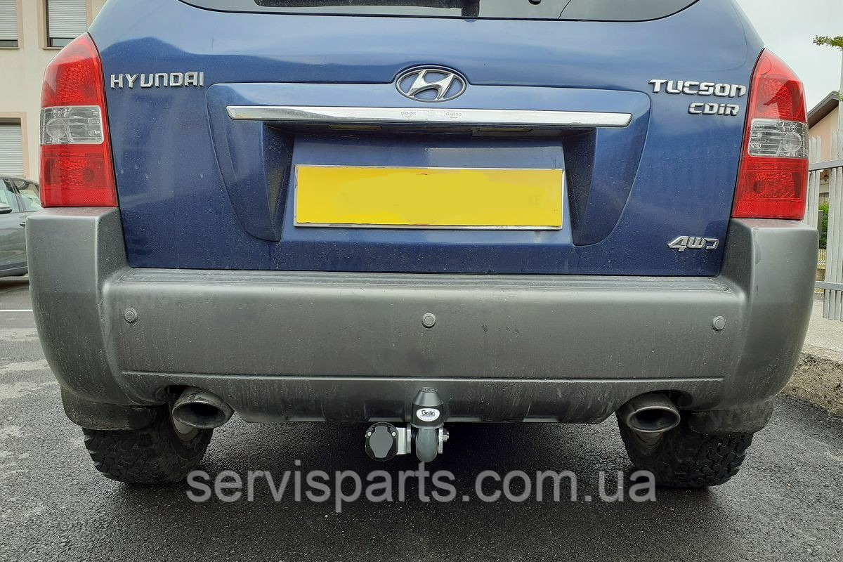 Фаркоп Hyundai Tucson 2004-2010 (Хендай Туксон) оцинкований