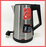 Чайник термос электрический MAGIO,Электрочайник нержавейка,Хороший электрический чайник,Дисковый электрочайник