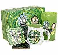 Подарунковий набір Рік і Морті GB eye Rick And Morty Gift Box Portal (склянка, чашка, 2 підсклянники)