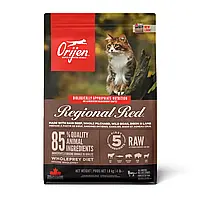Сухой корм ORIJEN Regional Red Cat большим содержанием протеинов для всех пород и стадий жизни 1.8 кг