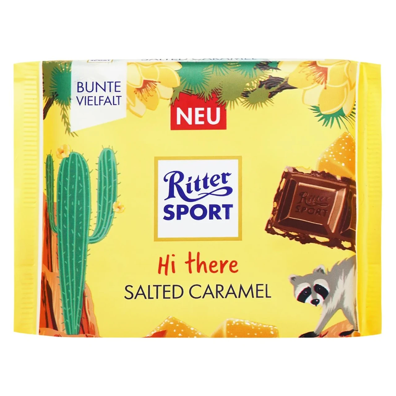 Шоколад молочний Ritter Sport с солоной карамеллю 100г