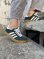 Мужские кроссовки Adidas x Gucci Gazelle Green, Кроссовки Адидас Газели, Adidas originals gazelle