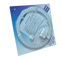 Светодиодный модуль 24W 220V 5000K D232mm. AVT на магнитах для светильника 24 ватта (ремонт светильника)