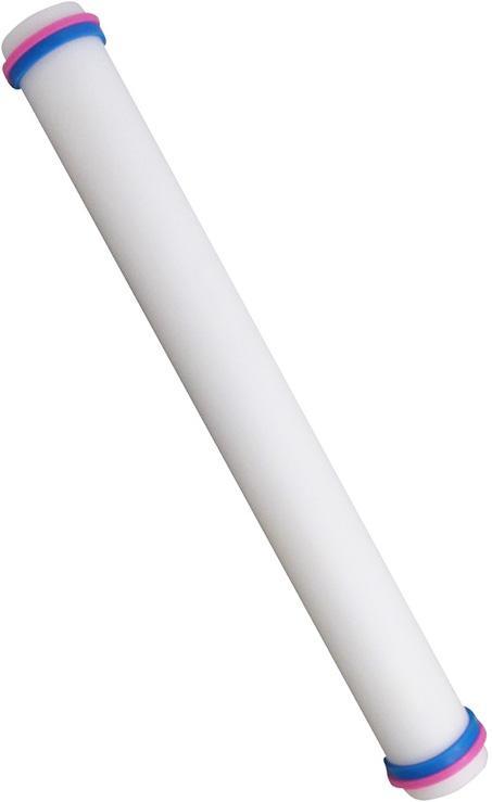 Качалка Empire "Гладка" для тіста та мастики з обмежувачами товщини розкачування, Ø 25 мм, довжина 230 мм <unk> HomeDreams