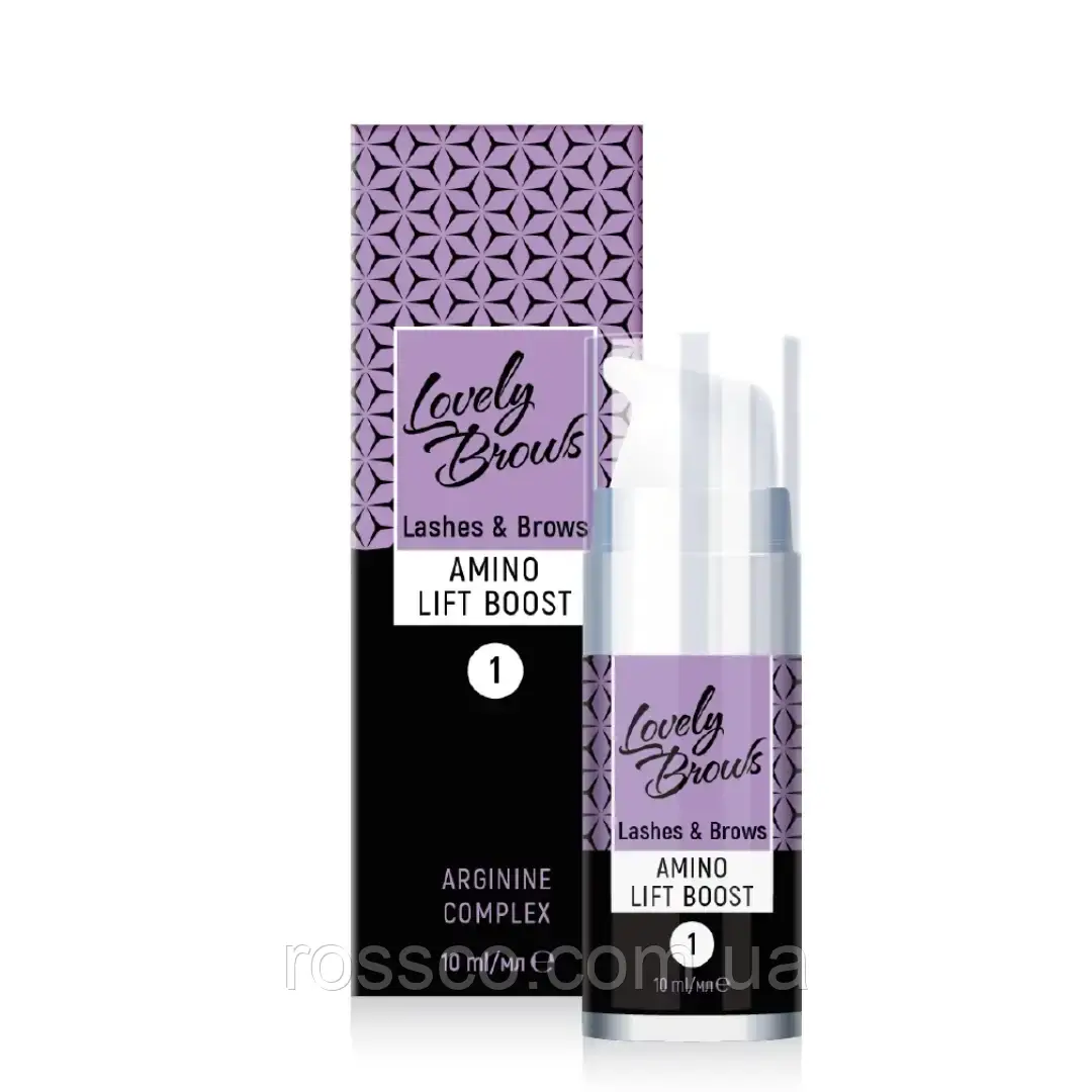 Lovely Brows Засіб №1 для ламінування брів та вій Amino Lift Boost, 10 мл