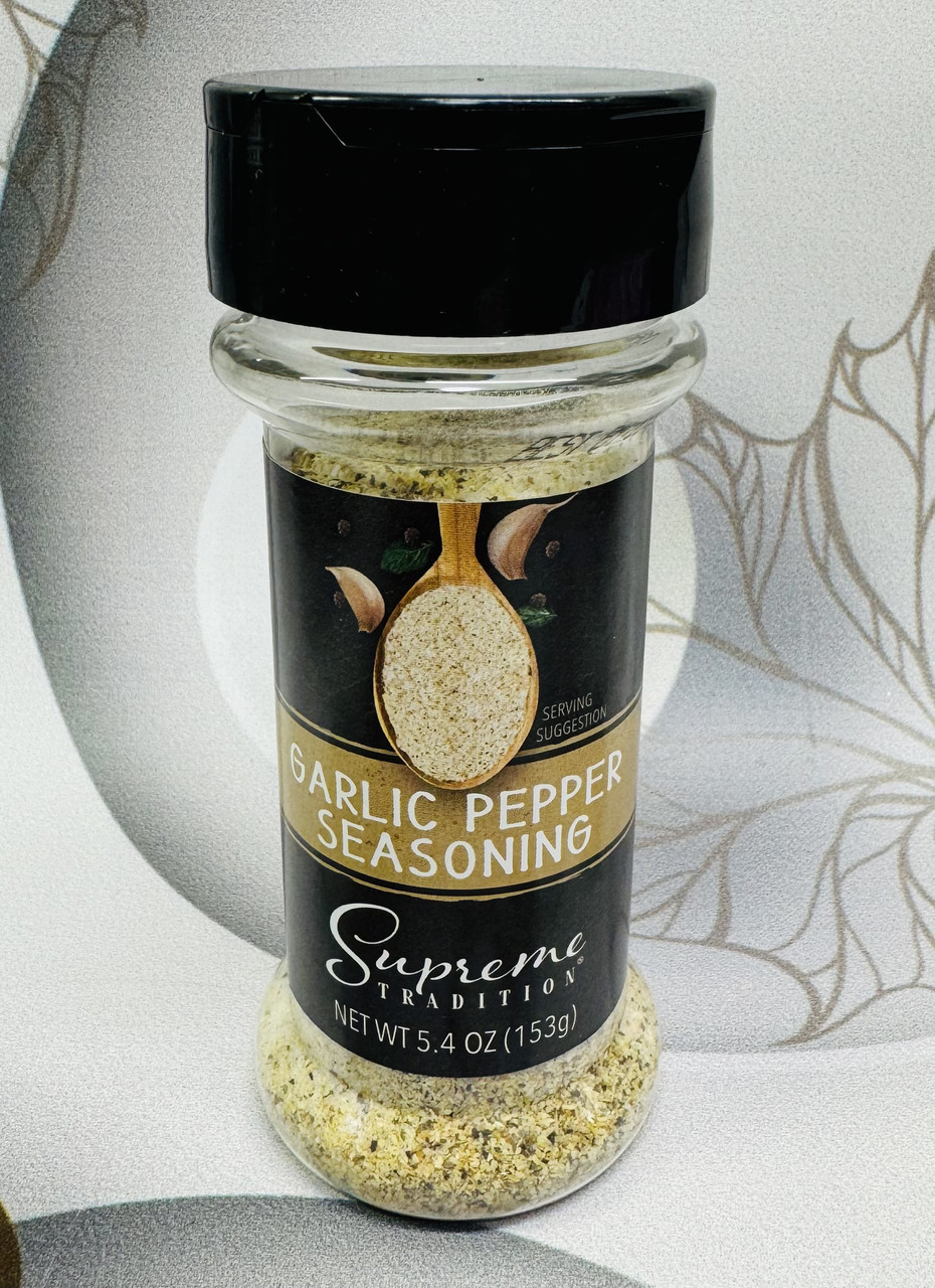 Приправа сіль, часник, чорний перець, орегано Supreme Garlic Pepper Seasoning