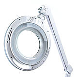 Лампа-лупа 6017H LED-5D З РЕГУЛЮВАННЯМ ЯСКРАВОСТІ ХОЛОД І ТЕПЛ СВЕТ 1-12W, фото 5