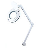 Лампа-лупа 6017H LED-3D З РЕГУЛЮВАННЯМ ЯСКРАВОСТІ ХОЛОД І ТЕПЛ СВЕТ 1-12W, фото 2