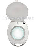 NEW! Збільшувальна лампа-лупа LS-6027К-Н LED — 5 діоптрій 12W, фото 3