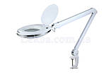 NEW! Збільшувальна лампа-лупа LS-6027К-Н LED — 3 діоптрії 12W, фото 4