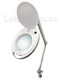 Лампа-лупа 6027K-H-8 5D LED з регулюванням яскравості теплого та холодного світла 1-12W