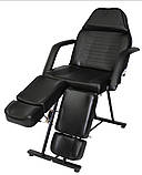 КРІСЛО КУШЕТКА ПЕДИКЮРНЕ LS-240 BLACK + Стілець майстра 990 низький педикюрний, фото 2