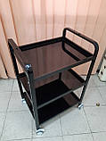 Косметологічний візок MZT-099-1 Black, фото 2