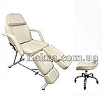 КРІСЛО КУШЕТКА ПЕДИКЮРНА LS-240 + Стілець майстра 425 низький педикюрний, фото 2