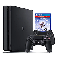 Игровая приставка Sony PlayStation 4 Slim 500GB + диск horizon+ 2 джойстика