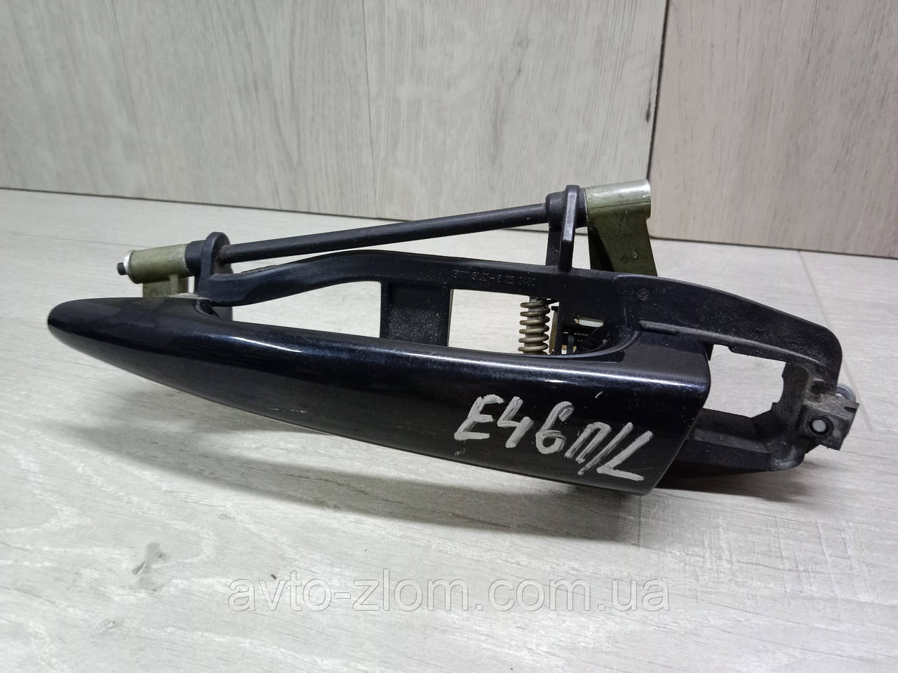 Зовнішня ручка дверей BMW 3 E46. БМВ 3 Е46. Передня ліва. 51218253453., фото 1