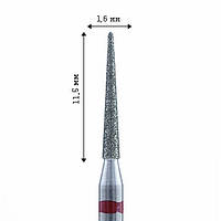 Бор алмазный HP для прямого наконечника КОНУС 1,6/11,5 мм UMG мелкий алмаз 806.104.167.514.016