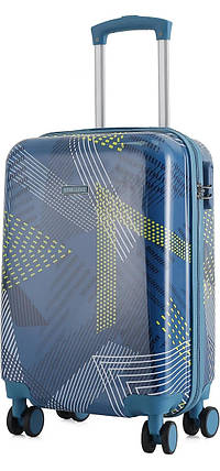 Валіза Semi Line T5652-1 20" (S), 44 л (Blue Pattern), фото 1