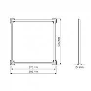 LED панель розбірна ART VIDEX 40W 5000K, фото 3