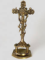 Хрест християнський настільний з бронзи