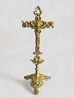 Хрест настільний з бронзи