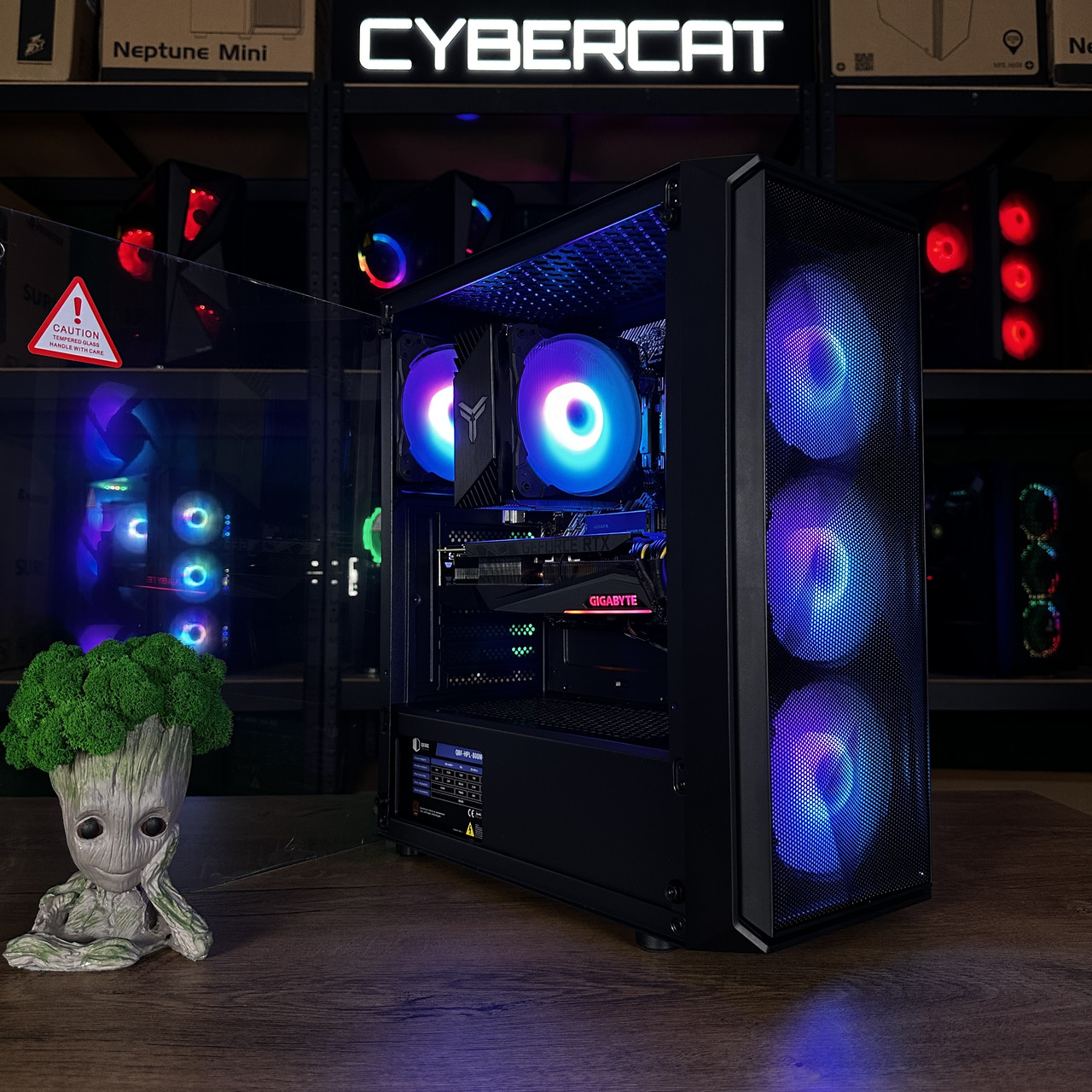 Shillien! Ryzen 7 7800Х3D | RTX 3080 10Gb | DDR5 | Магазин Гарантія 2 Роки! Ігровий Компютер ПК від CyberCat