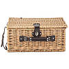 Кошик для пікніка "Сім'я" на 6 осіб, коричневий 44х30х22 см, фото 3