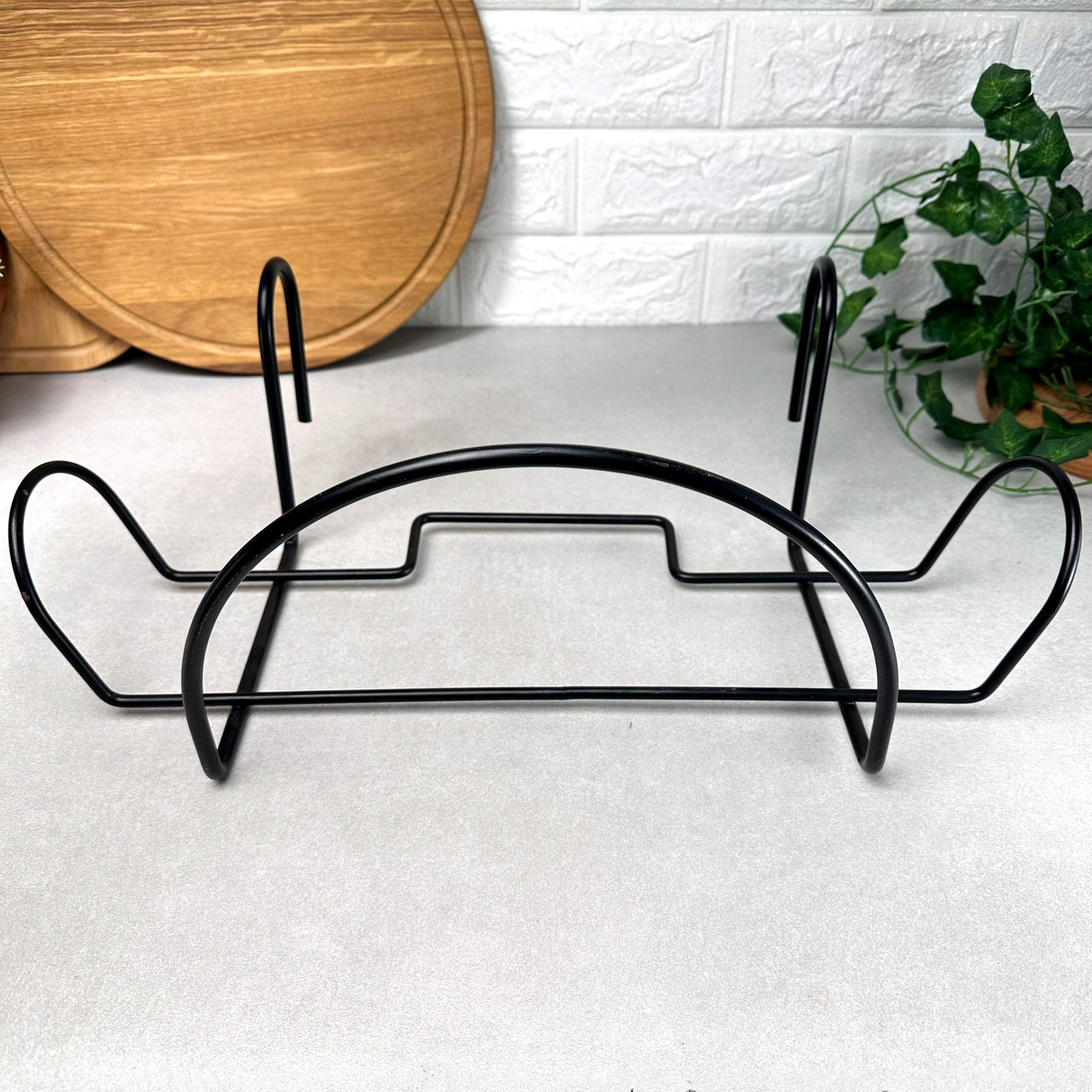 Металеве кріплення для балконних вазонів Чорне 39 см