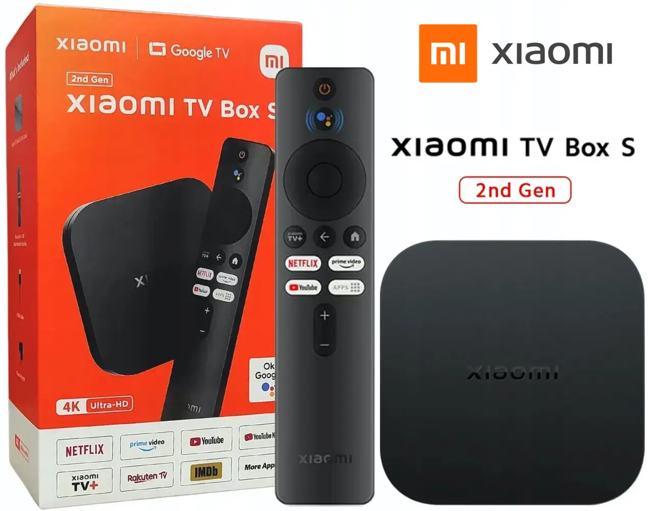 Приставка Smart TV Xiaomi Mi Box S Міжнародна версія. ТБ Бокс медіаплеєр IPTV