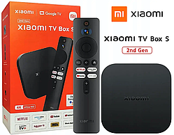 Приставка Smart TV Xiaomi Mi Box S Міжнародна версія. ТБ Бокс медіаплеєр IPTV