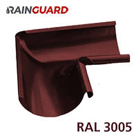 Внутренний угол 90° RainGuard 125мм RAL 3005