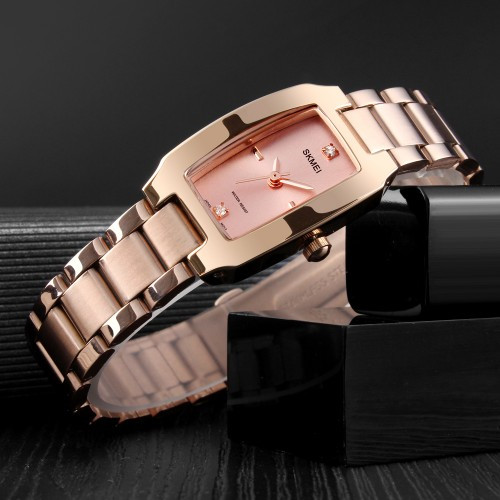 Жіночий класичний наручний годинник Skmei 1400 Rose Gold