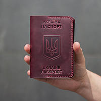 Обложка на паспорт марсала