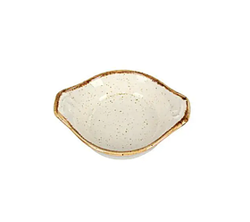 Соусник з порцеляни з ручками Beige Porland 8 см 802907/B