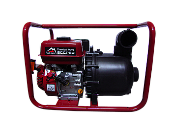 VULKAN Мотопомпа рукав 75мм, 60м3/год, підйом 20м, для хімікатів, SCCP80