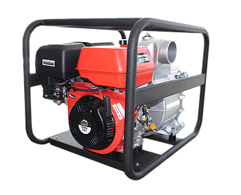 VULKAN Мотопомпа рукав 100мм, 85м3/год, підйом 25м, шлам/брудна вода, дв.Senci SC420