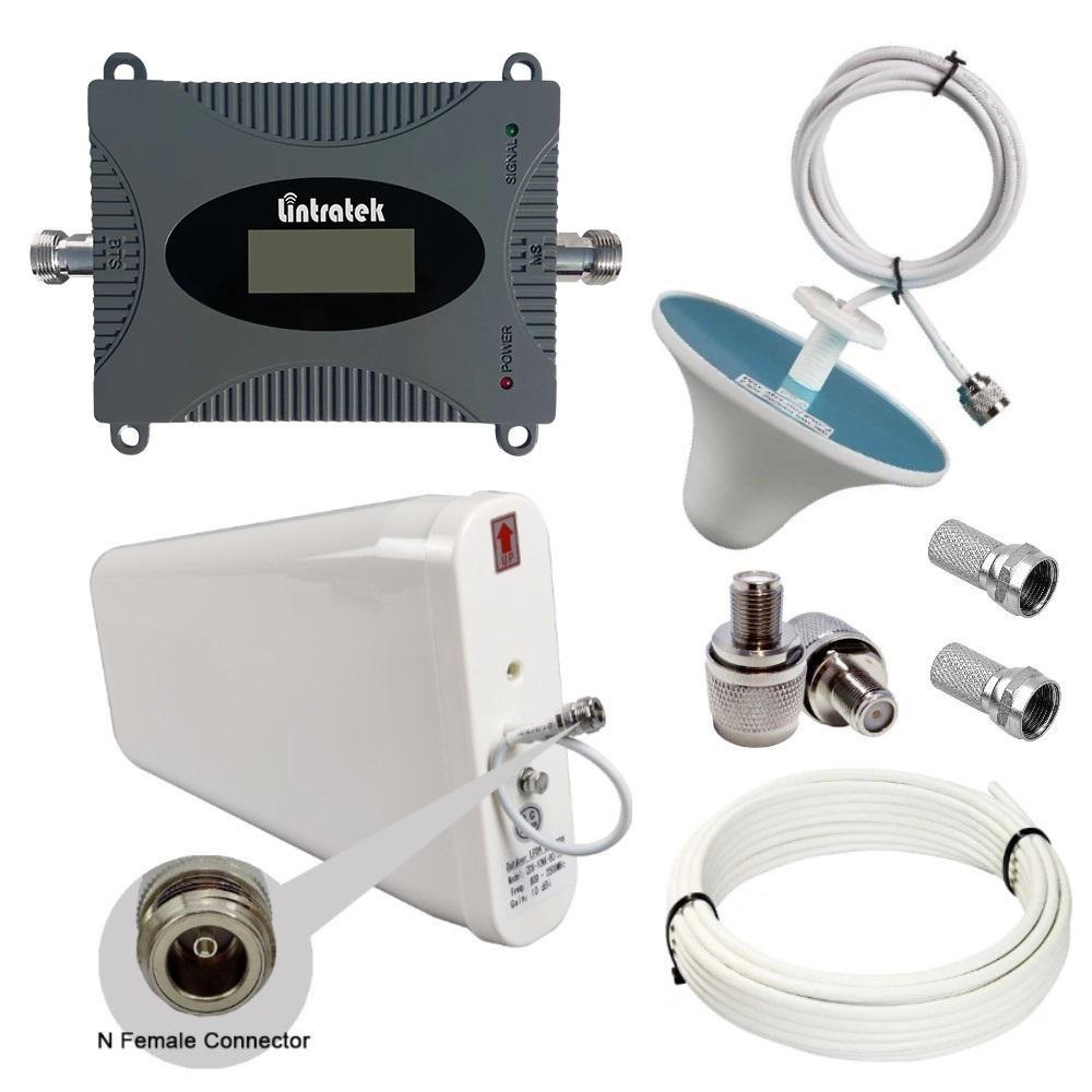 Репітер підсилювач мобільного зв'язку і інтернету Lintratek KW16L-WCDMA 3G 2100 МГц (10/3 дБі), фото 1