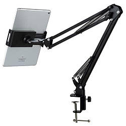 Настільний штатив для планшету 35х35 см / Тримач для планшету / Кріплення для селфі