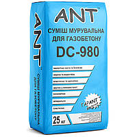 Суміш клейова для газоблоку цементна ANT DC-980 25 кг