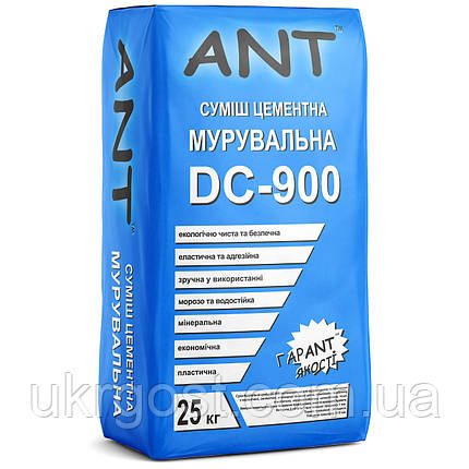 Суміш для мурування цементна ANT DC-900 25 кг, фото 1