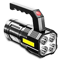 Портативный точечный ручной фонарь BL-X508, прожекторный, водонепроницаемый, с USB, 1200 мАч, черный ZXC