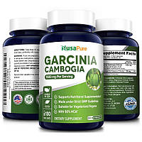 Гарциния камбоджийская Garcinia Cambogia NusaPure 1500 мг (180 капсул)