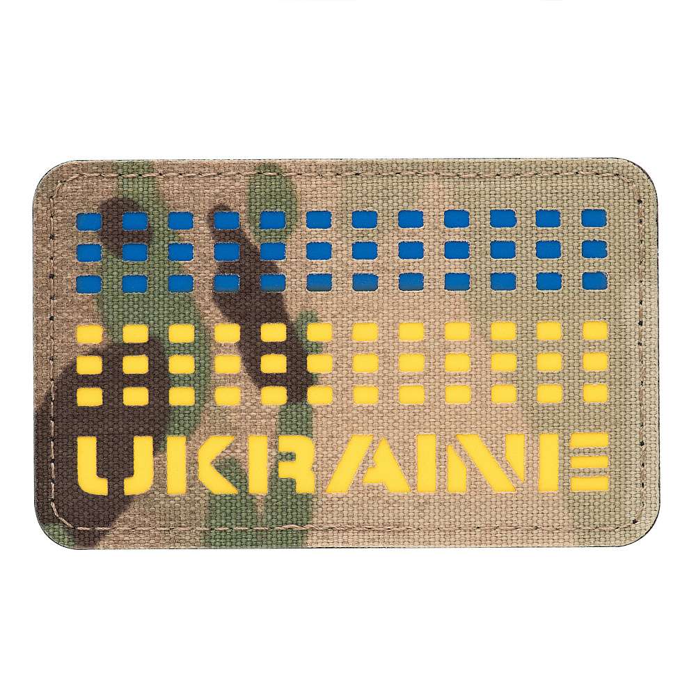 M-Tac нашивка Ukraine Laser Cut Multicam/Yellow/Blue