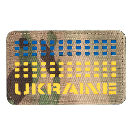 M-Tac нашивка Ukraine Laser Cut Multicam/Yellow/Blue, фото 2