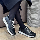 Кросівки жіночі чорні (Клж-1-22), фото 4