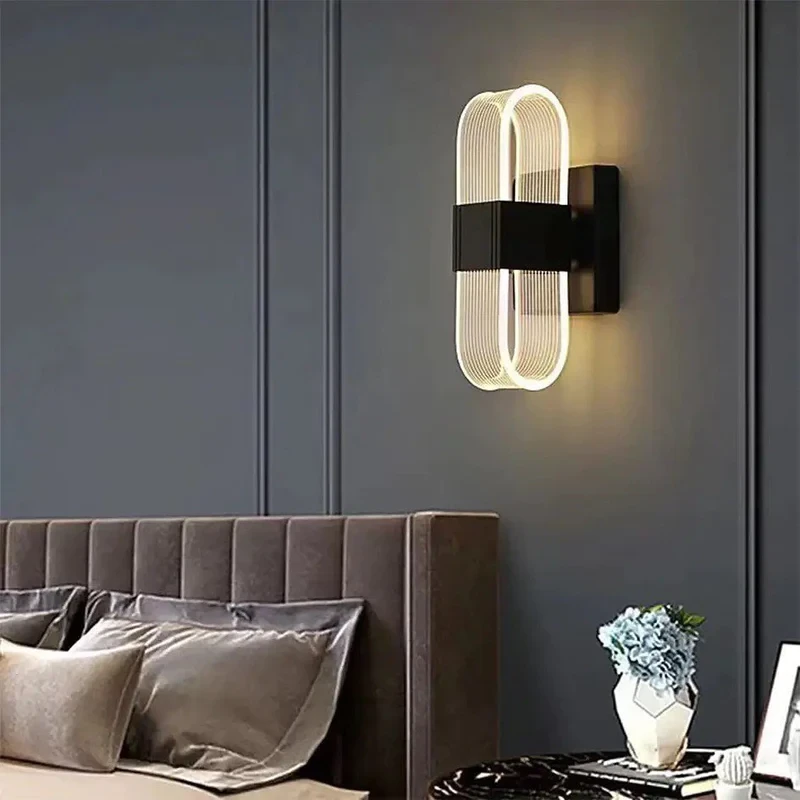 Настінне бра Бра в стилі арт деко LUMINARIA LUMIERA SQUARE 12W BLACK/CLEAR, фото 1
