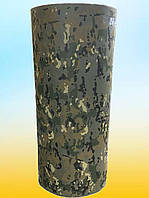 Тканина для маскувальних сіток. Рулон Спанбонд 250м весна літо "Мультикам олива зелений з коричневим"